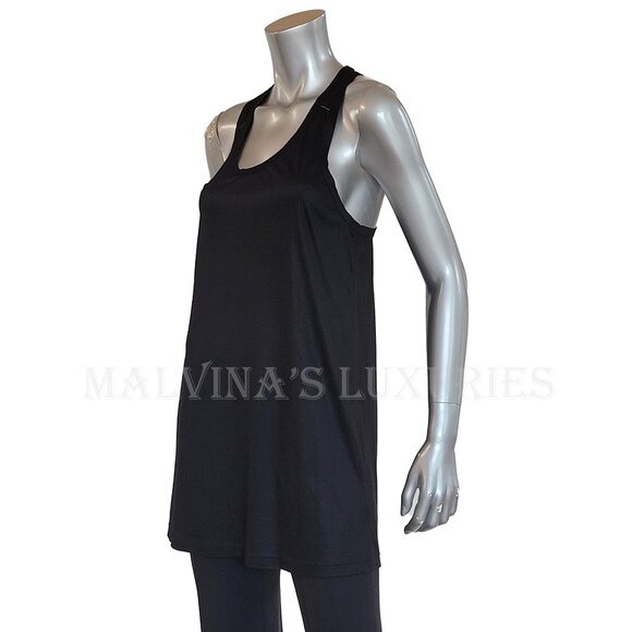 GUCCI TOP RACERBACK TANK LOGO TRADEMARK AND WEB DETAIL MODAL XL EXTRA LARGE - Picture 4 of 11